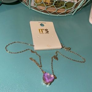 Purple Heart Necklace
